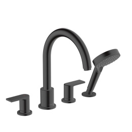 Смеситель для ванны и душа Hansgrohe Vernis (71456670) черный матовый