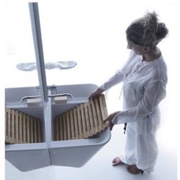 Постирочная раковина 65 см Galassia Meg11 (5403), цвет белый