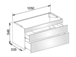 Тумба Keuco Edition 400 31551XX0000