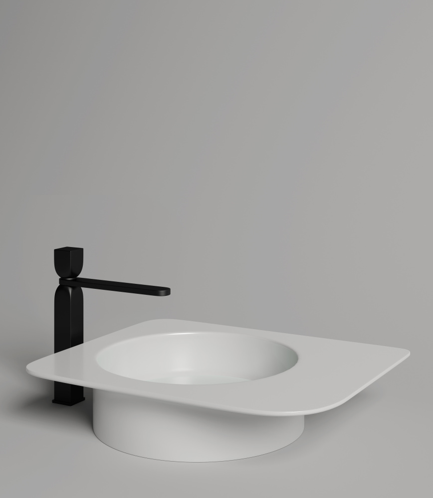 Фото Раковина накладная Salini Ninfea (110521MRH)