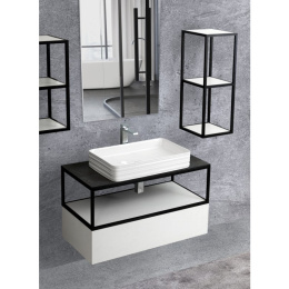 Вставка в дно металлического каркаса под раковину CEZARES CADRO-80-MENS-NERO