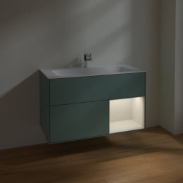 Villeroy Boch Finion F040GJGM Тумба под раковину 996х498 мм (light grey matt/olive matt)