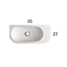 Раковина подвесная Globo Forty3 (SCT55.BI*0) белый
