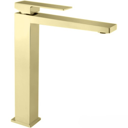 Фото Смеситель для раковины Webert Pegaso PE830402794, матовое золото