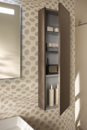 Фото Полупенал Jacob Delafon Rythmik 30 см, EB1059G-G80 цвет Светло-коричневый левое открывание двери