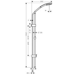 Душевой гарнитур Hansgrohe Croma (27791000) хром