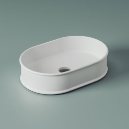 Фото Раковина накладная 60 см ArtCeram Atelier (ATL002 05 00) белый