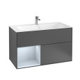 Villeroy Boch Finion F030HAGK Тумба под раковину 996х498 мм (cloud matt/anthracite matt)