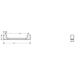 Фото Hansgrohe Axor Urquiola 42430000 Поручень металлический
