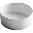 Накладная раковина Ceramicanova Element CN6032MW 36x36 белый матовый круглая