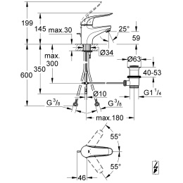 Смеситель Grohe Euroeco Speсial 32764000 для раковины
