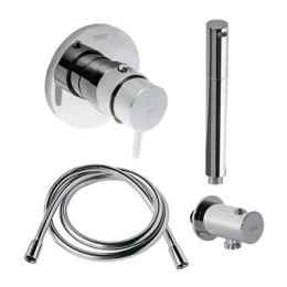 Фото Гигиенический душ с термостатом встроенный, комплект TRES 190547++