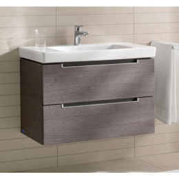 База под раковину Villeroy&Boch Subway 2.0 A697 00FP, серый глянцевый, Ш98,7*В52*Г44,9 см
