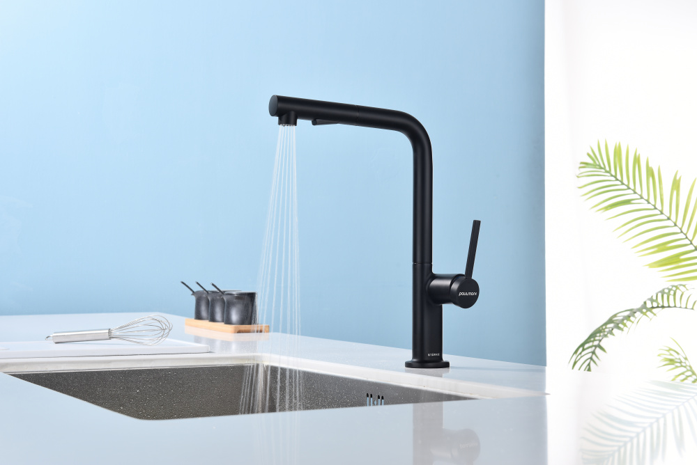 Смеситель для кухни Paulmark Neo (Ne214419-401) антрацит