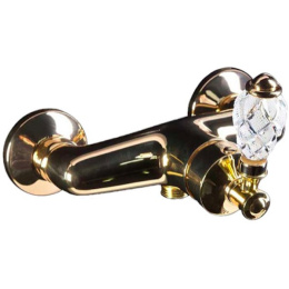 Смеситель для душа Boheme Vogue Crystal (214-CRST) золото