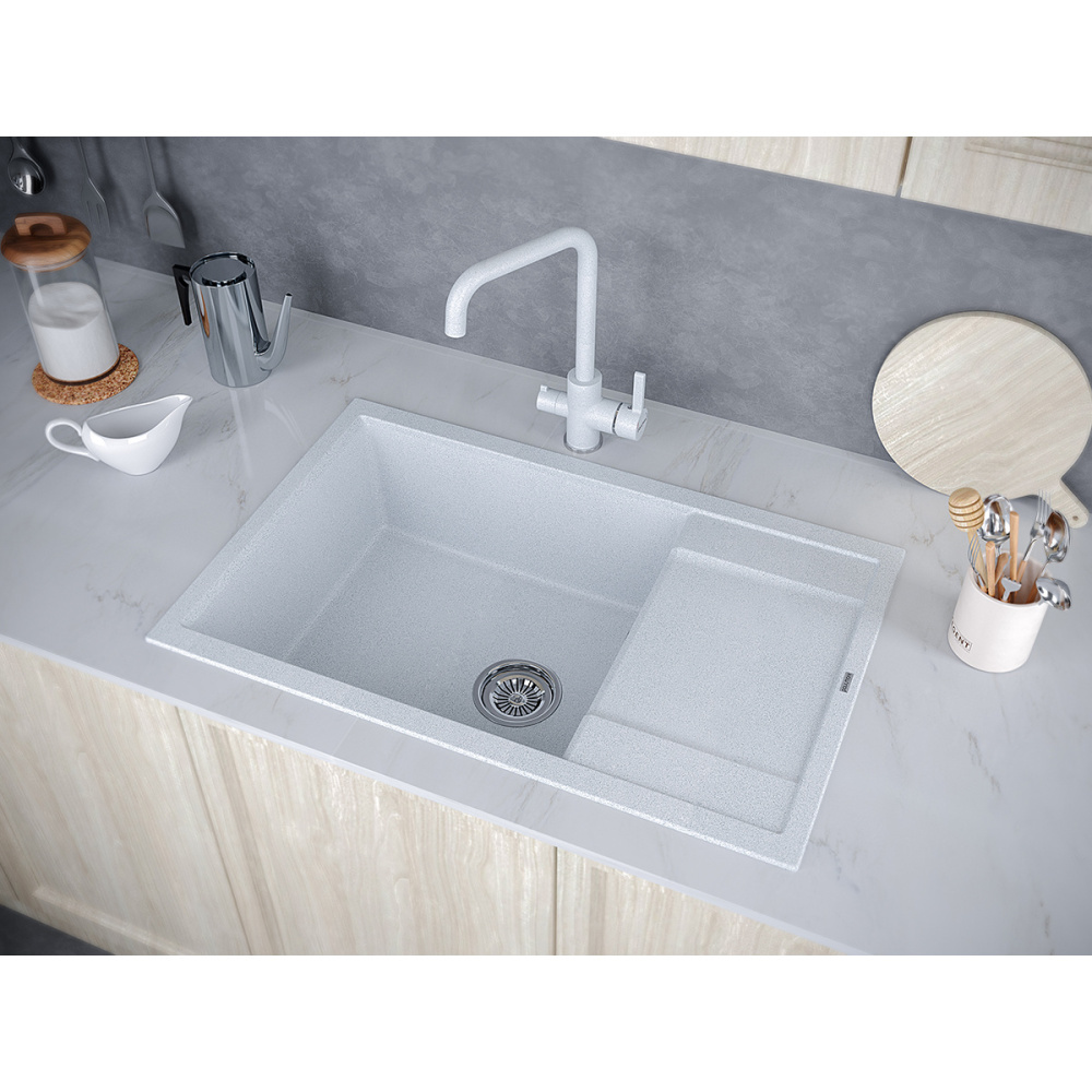 Мойка для кухни Paulmark Flugen (PM317850-GR) серый