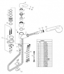 E.C.A. Mix lx 102108243 для кухонной мойки