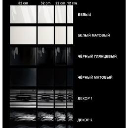 Столешница Kerasan Inka 341734 32 черный с декором