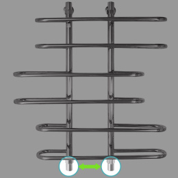 Фото Водяной полотенцесушитель Energy Aero 60х60