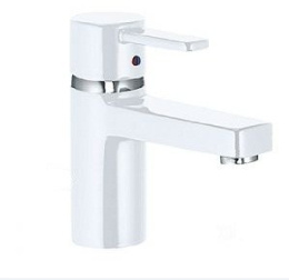 Смеситель для раковины Kludi Zenta (382519175) хром белый