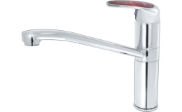 Смеситель для кухни KARAT КРАСНЫЙ высокий корпус Варион 7240823