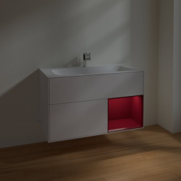 Villeroy Boch Finion F040HBGF Тумба под раковину 996х498 мм (peony matt/glossy white)