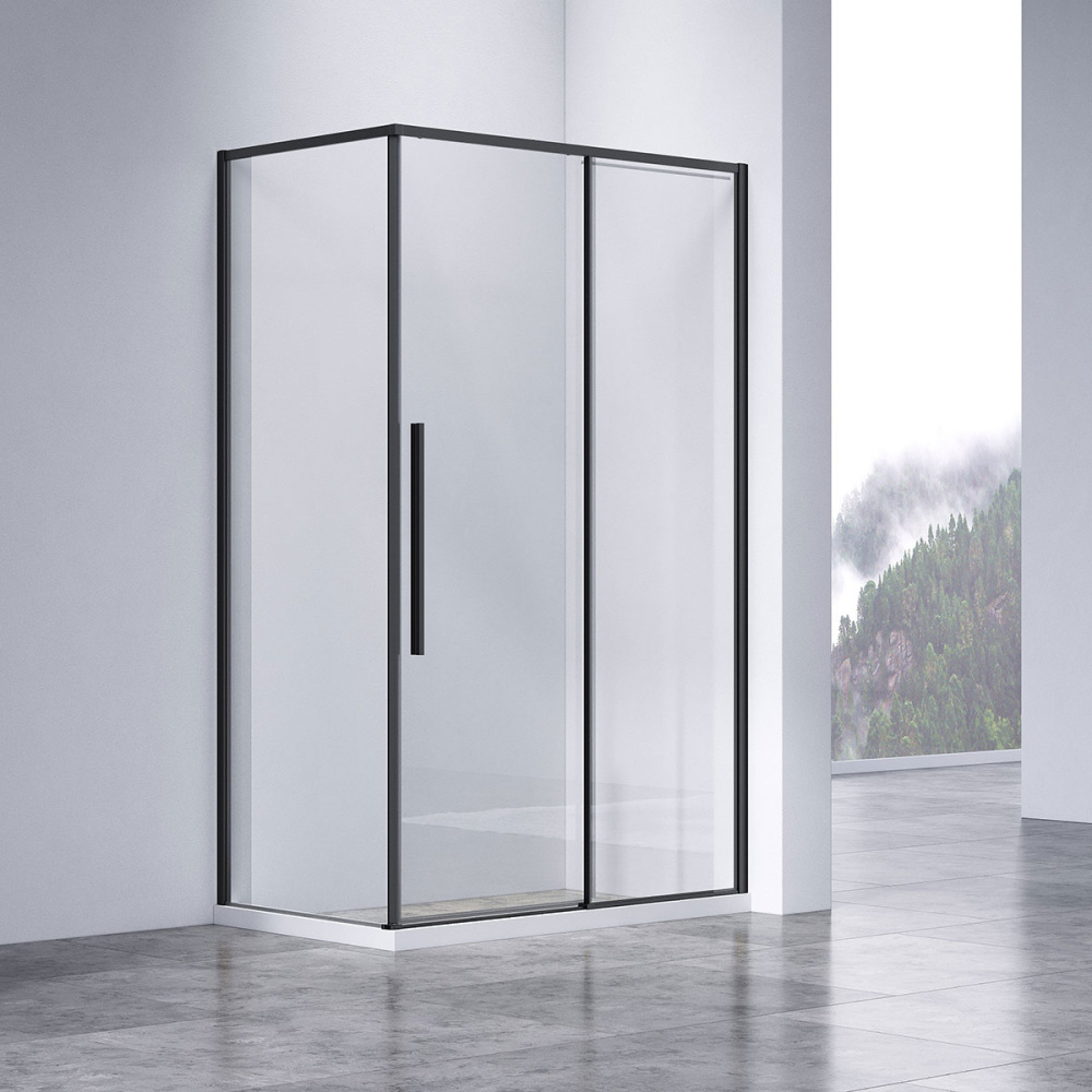 Фото Душевой уголок Vincea Slim-N (VSR-4SN9014CLB) черный