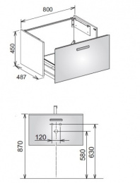 Тумба Keuco Royal Universe 32760170000
