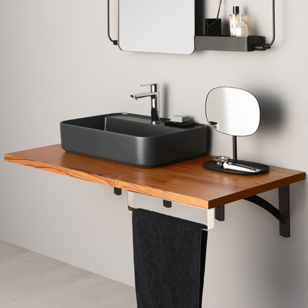 Фото Ceramica CIELO Shui Comfort SHCOLARF BA Раковина для ванной комнаты 60*43 см, подвесная - накладная 