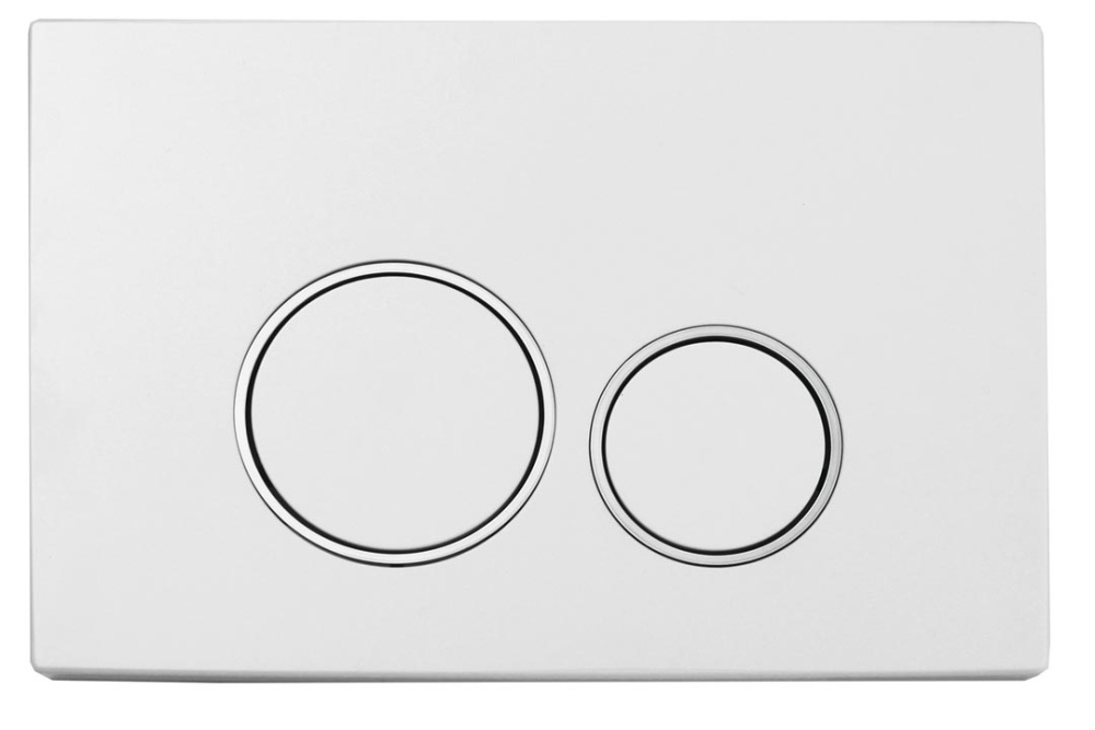 Фото Кнопка смыва Boheme (661) белый