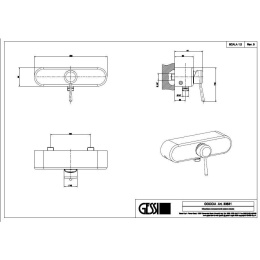 Смеситель для душа Gessi Goccia (33631#031) хром