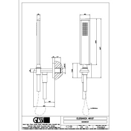 Душевой гарнитур Gessi Eleganza (46127#031) хром