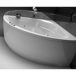 Акриловая ванна 150x150 Aquanet (00139561), Гидромассаж: есть