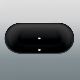 Фото Ванна BetteLux Oval 3467-035 PLUS 190x90 встраив. овальная с антишум, покр.Glaze Plus черное дерево