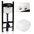KIT VSCR 7334 Slim P4 Комплект инсталляции 4 в 1, WINNER S BLOCK VS0853202, унитаз DREAM 7334, крышк