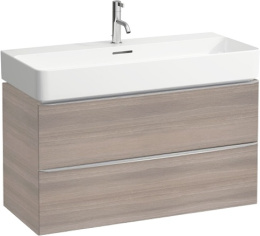 Фото Тумба под раковину Laufen Space 4102021601011, 93 см, 2 ящика