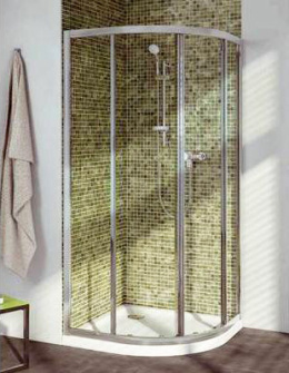 Фото Душевое ограждение Ideal Standard CONNECT, 90 х 90 х 192 см, стекло прозрачное