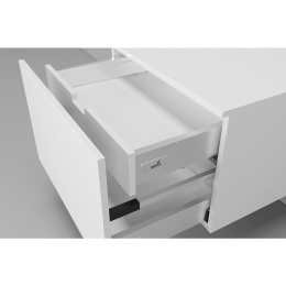 Velvex UNIQUE UNIT tpUNI.60.H40.Y.VY-211 Тумба подвесная выс. 40, выдв. ящик, внутр. ящик, белый мат
