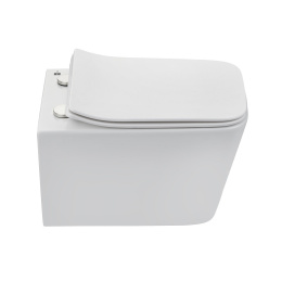 Подвесной унитаз Teka Formentera 117320000 безободковый, с крышкой микролифт