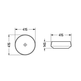 Раковина 41.5 см Comforty (00-00012221)