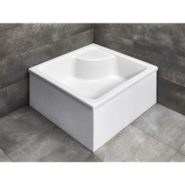 Акриловый поддон для душа Radaway Naxos C 80x80x41 белый SNC8841-28