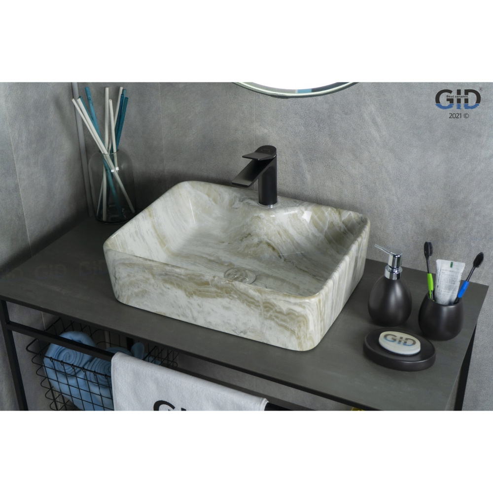 Раковина накладная Gid Mnc605