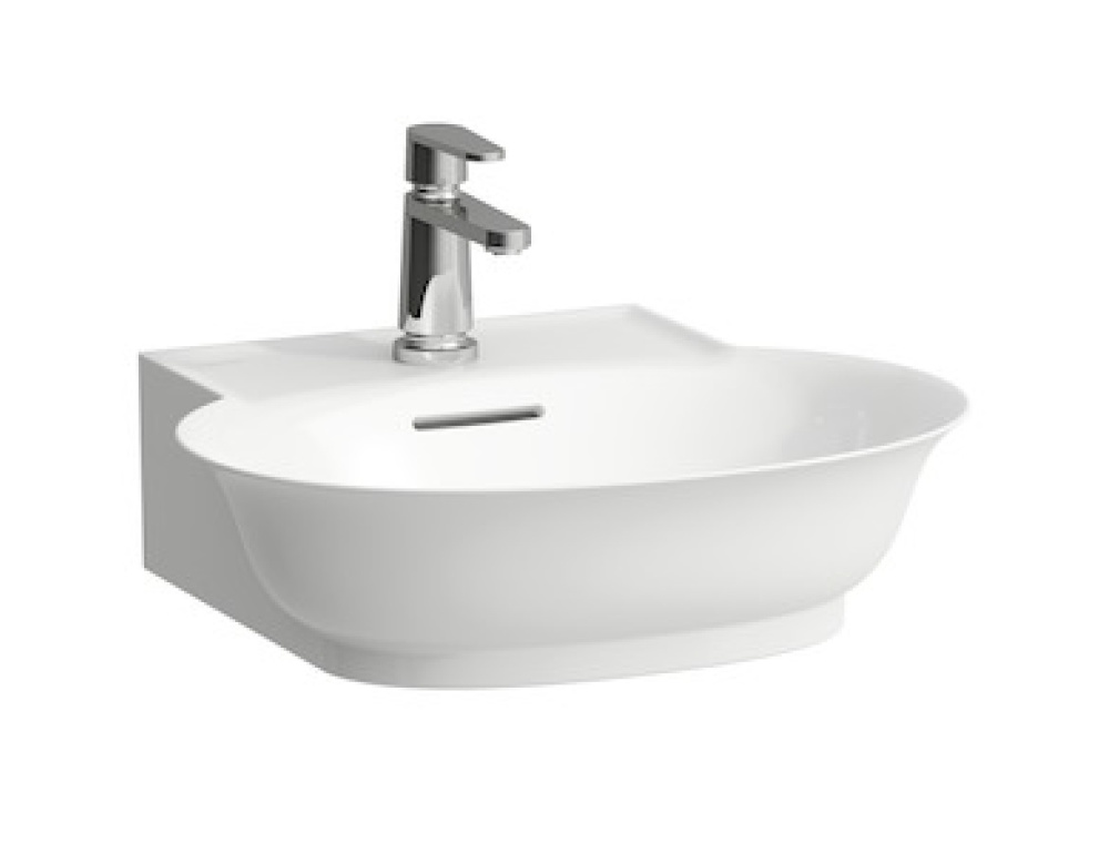 Раковина Laufen New Classic 8.1685.2.757.104.1 50 х 45 х 17 см, SaphirKeramik, 1 отверстие, белый ма