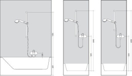 Штанга для душа Hansgrohe  (27617820) цвет шлифованный никель