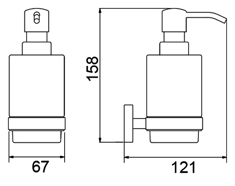 Фото Дозатор Timo Saona 13039/20 золото шлифованное