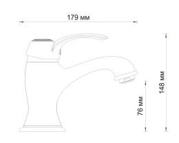 Фото Смеситель WasserKRAFT Isar 1303 для раковины