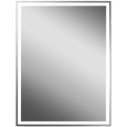 Континент МВК053 Зеркало-шкаф "Mirror Box black Led" 600х800