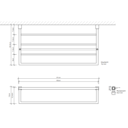 Держатель для полотенца Decor Walther Corner (0561320), золото