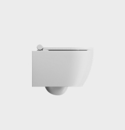 Унитаз повдесной GSI PURA 880209 46 см х 35 см, Swirlflush, для крепежа FISR2, цвет Белый матовый