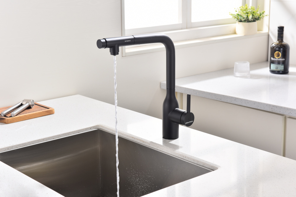 Смеситель для кухни Paulmark Viper (Vi213105-401) антрацит